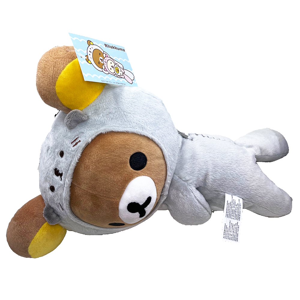 13 Rilakkuma Sea Otter Lay Down Plush The Black Hole