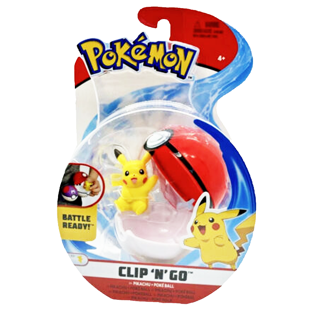 Pikachu, Pokeball - Clip N' Go Set