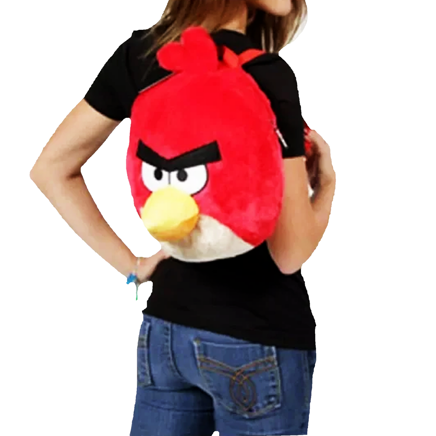 (¥) Angry Birds Red Plush Backpack